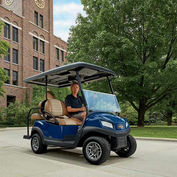 Man driving a vehicle